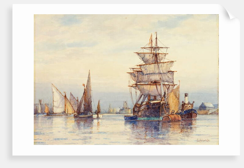 On the Thames by Frederick James Aldridge