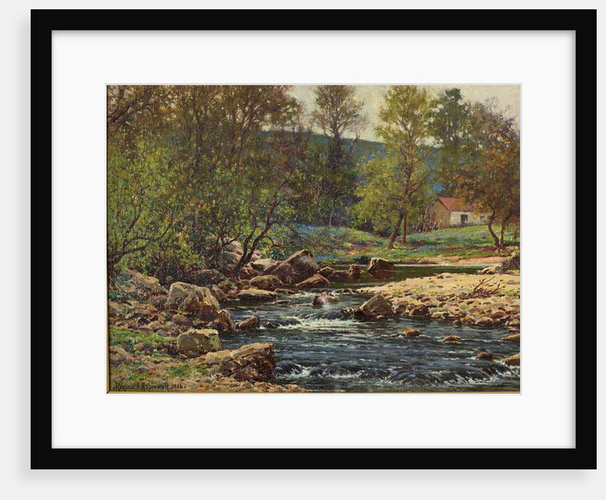 Springtime on the Wyre, Dolphinholme, 1906 by Reginald Aspinwall