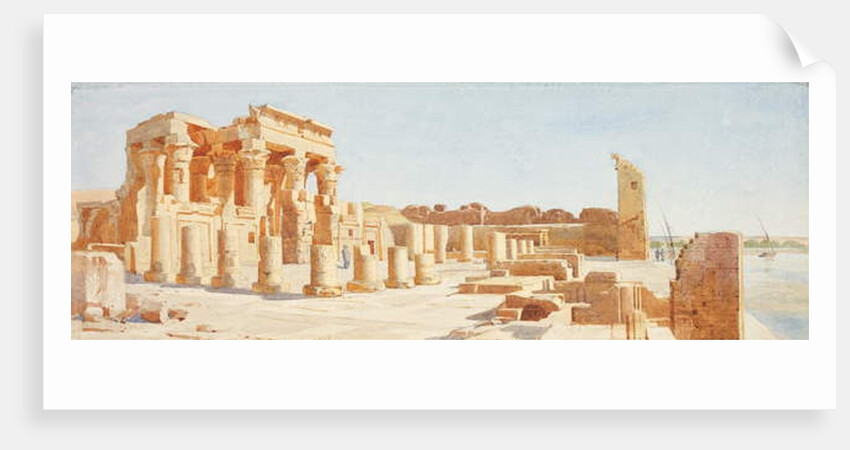 Temple at Kom-Ombo, Upper Egypt, c.1907-10 by John Somerscales
