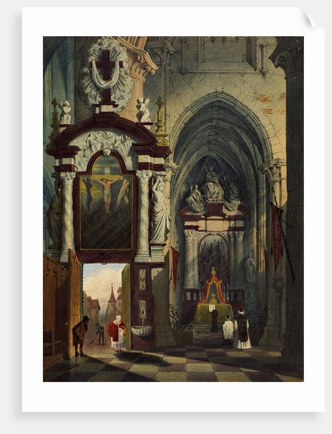 Antwerp Cathedral, 1878 by G.P. Andre