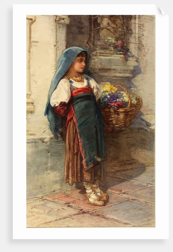 Figure study, 1883 by Guido Bach