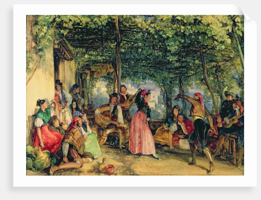 The Fiesta at Granada by John Frederick Lewis