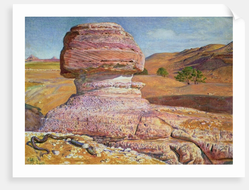 The Sphinx at Gizeh, 1854 by William Holman Hunt