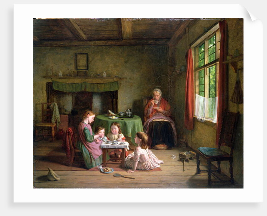 A Tea Party, 1862 by Thomas Webster