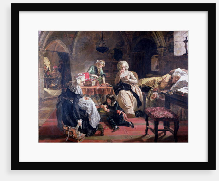 The Royal Family of France in the Prison of the Temple in 1792, 1851 by Edward Matthew Ward