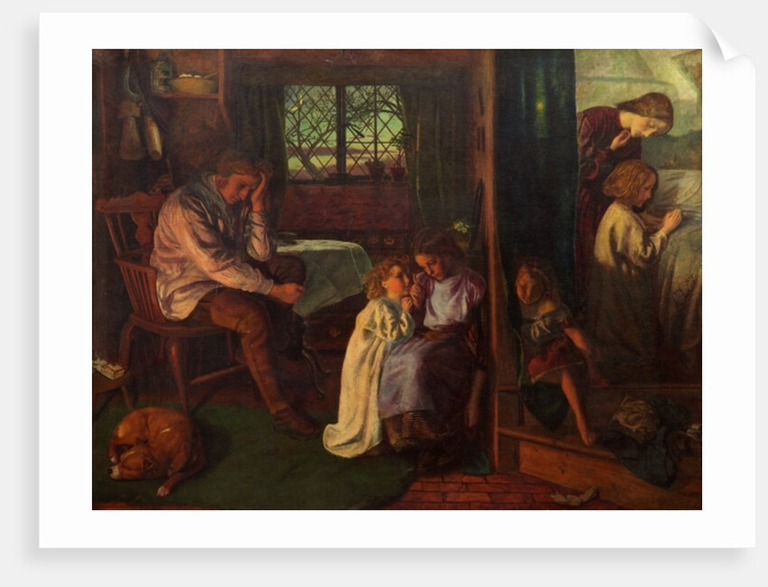 Bedtime, 1862 by Arthur Hughes