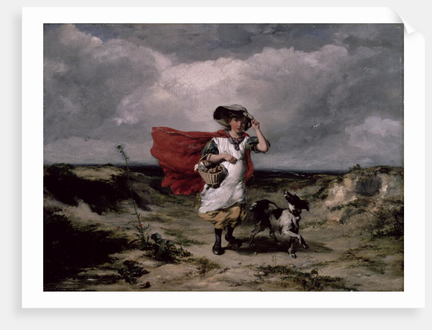 Crossing the Heath, Windy Day, 1836 by Paul Falconer Poole