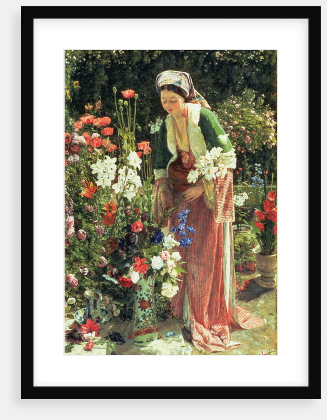 In the Bey's Garden, 1865 by John Frederick Lewis