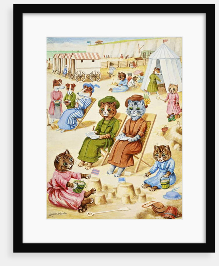 Holiday Time by Louis Wain