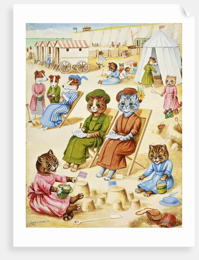Holiday Time by Louis Wain