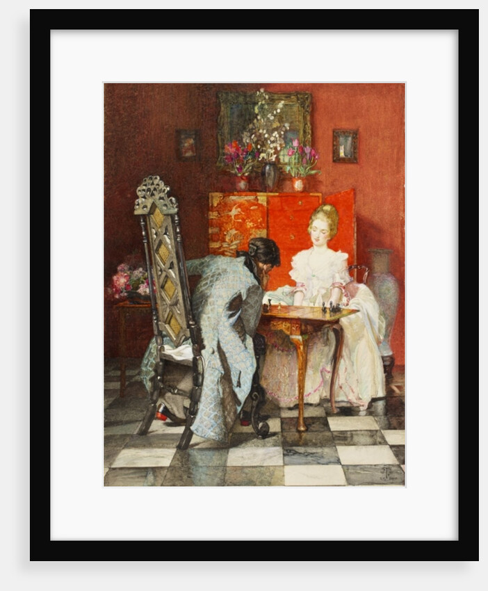The Chess Players, or Black to Move, 1920 by Joseph Walter West