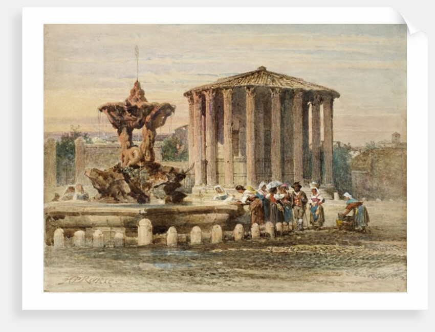 Fountain in Rome by Henry Parsons Riviere