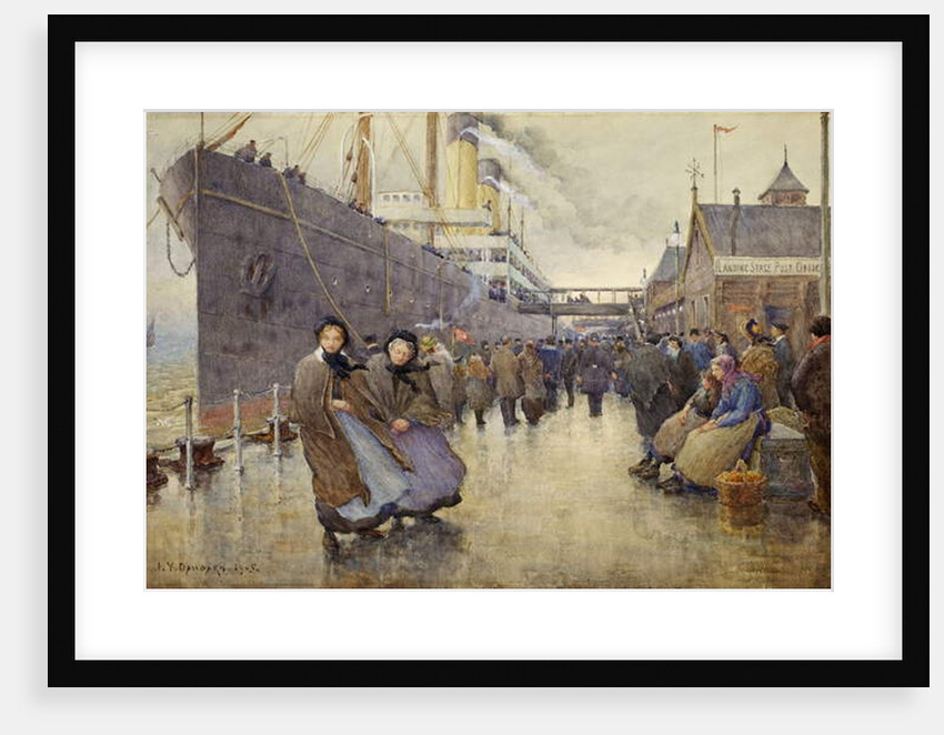 The Day Departure, Liverpool Landing Stage, 1905 by Joseph Yelverton Dawbarn
