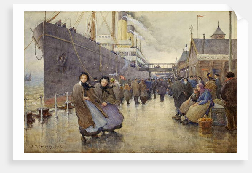 The Day Departure, Liverpool Landing Stage, 1905 by Joseph Yelverton Dawbarn