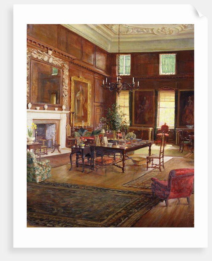 Interior of the State Room, Governor's House, Royal Hospital, Chelsea, 1922 by George Percy Jacomb-Hood