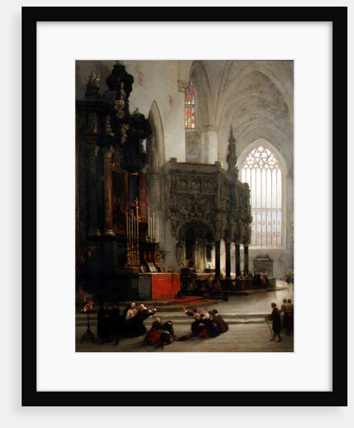 The Shrine of St. Gomar at Lierre, Belgium, 1849 by David Roberts