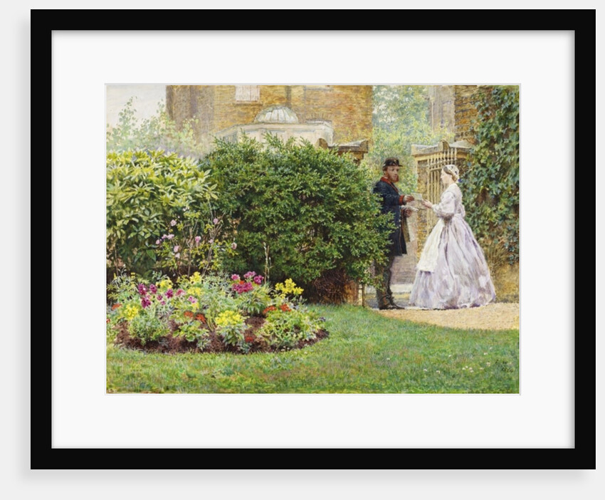 My Front Garden, 1864 by Frederick Walker