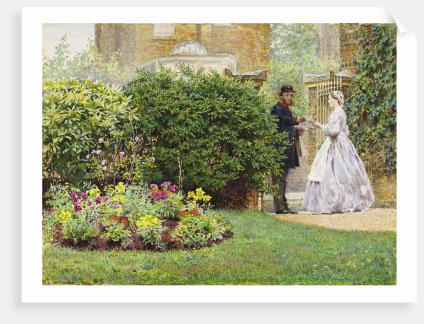 My Front Garden, 1864 by Frederick Walker
