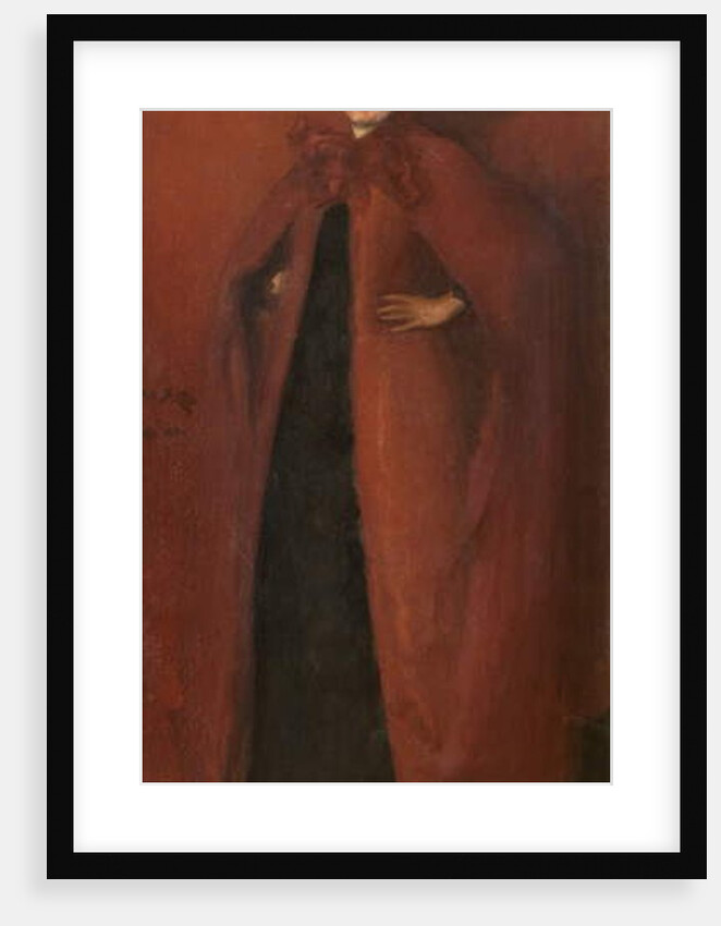 Harmony in Red: Lamplight, 1884-86 by James Abbott McNeill Whistler