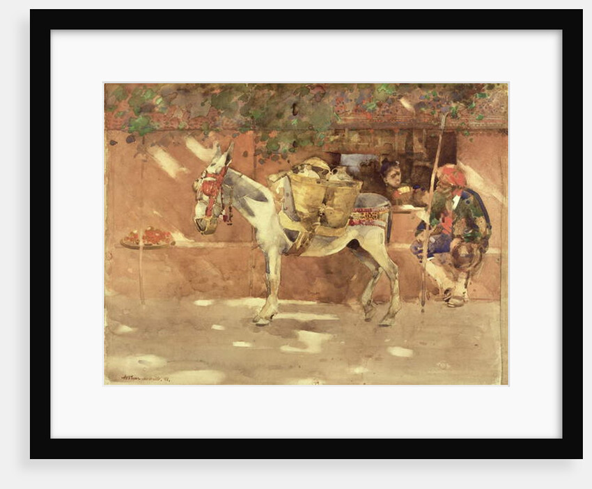 A Byway in Granada, 1891 by Arthur Melville