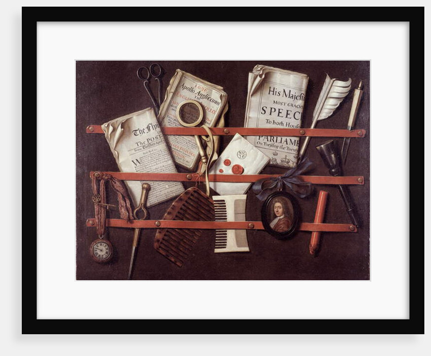 Letter Rack, c.1676 by Edwaert Colyer or Collier