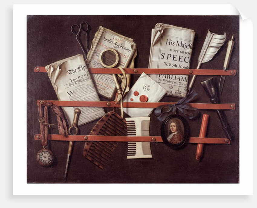 Letter Rack, c.1676 by Edwaert Colyer or Collier