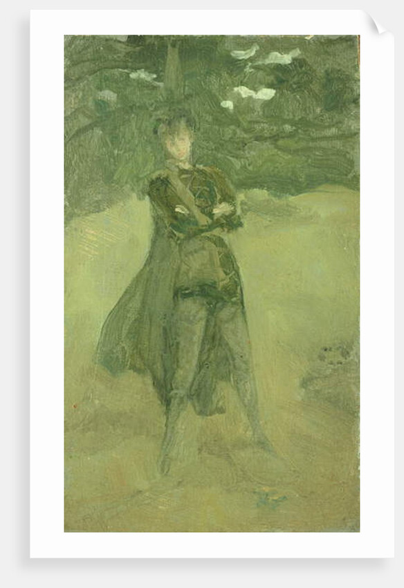 Note in Green and Brown: Orlando at Coombe, c.1884-85 by James Abbott McNeill Whistler