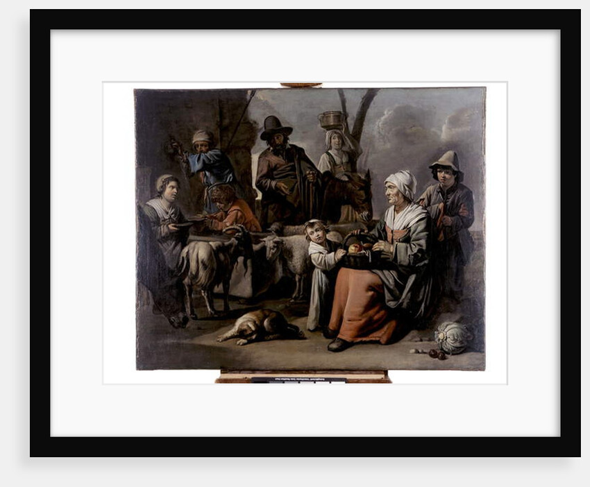 Peasant Family at a Well by Le Nain Brothers