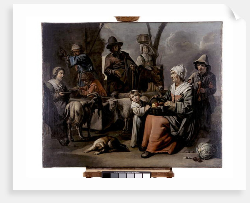 Peasant Family at a Well by Le Nain Brothers