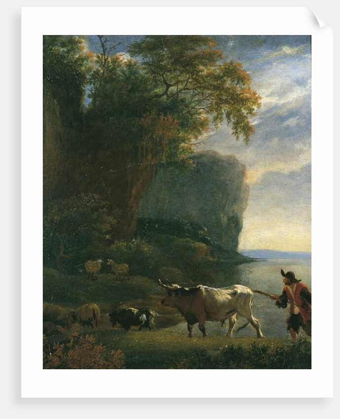 Landscape with Drover, c.1640s by Jan Asselijn