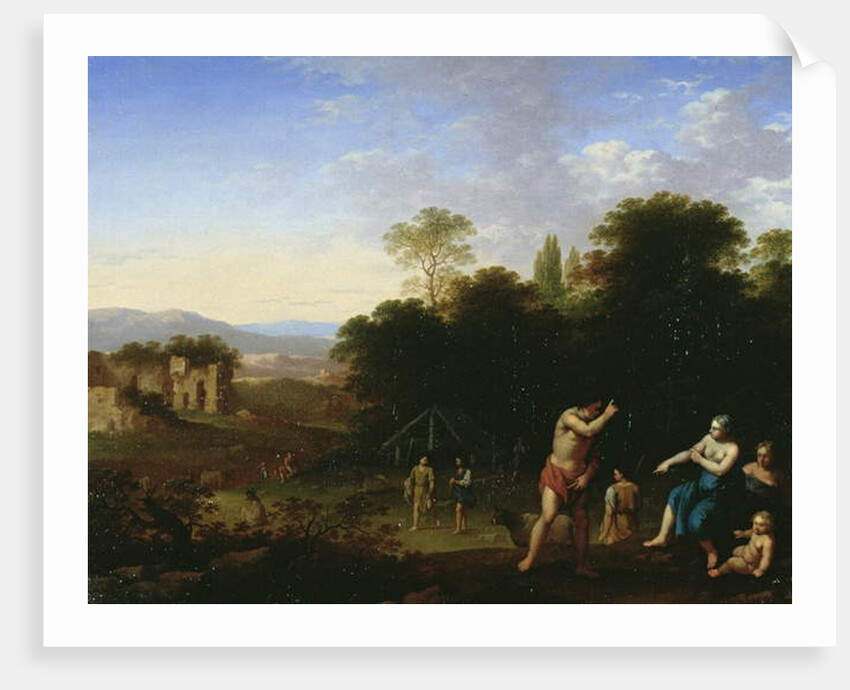 Classical figures in a Landscape, c.1630-50 by Cornelis van Poelenburgh or Poelenburch