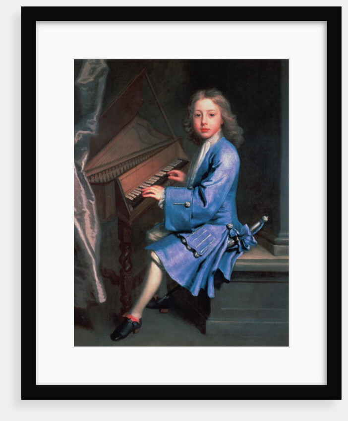 Garton Orme seated at the Spinet, c.1707 by Jonathan Richardson