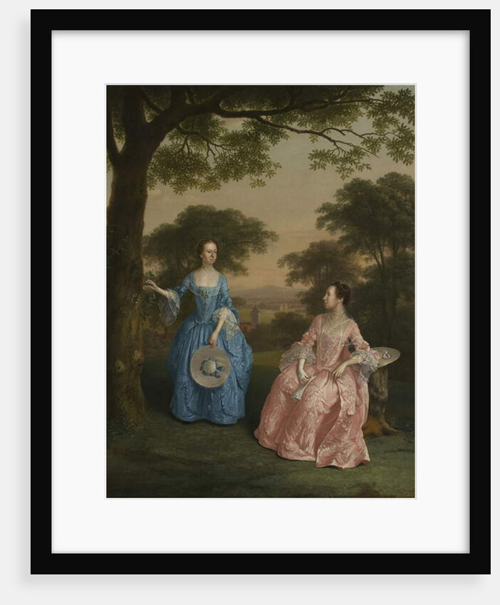Alicia and Jane Clarke, c.1758 by Arthur Devis