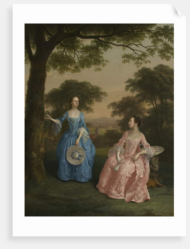 Alicia and Jane Clarke, c.1758 by Arthur Devis