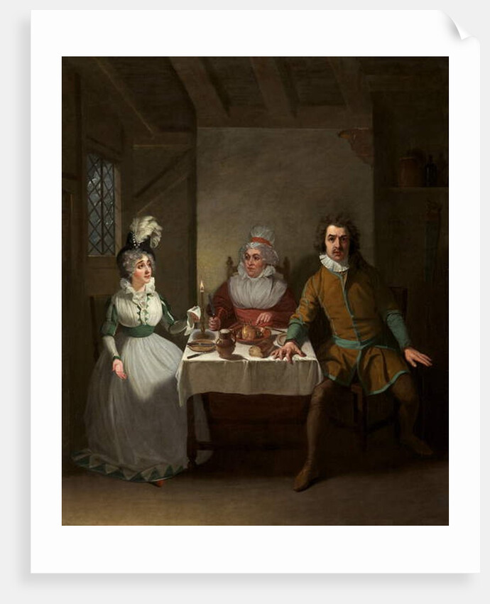 Mrs Bland, Mrs Booth and John Bannister in ‘The Children in the Wood’ by Morton, Haymarket Theatre, 1793 by Samuel de Wilde