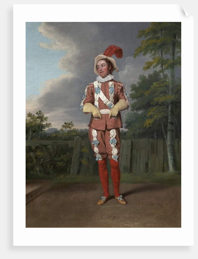 Thomas Collins as Slender in 'The Merry Wives of Windsor' by Shakespeare, Drury Lane, 1802 by Samuel de Wilde