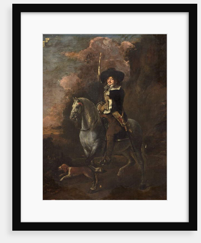 Cavalier on a Grey Horse, c.1660 by Abraham Pietersz. van Kalraet