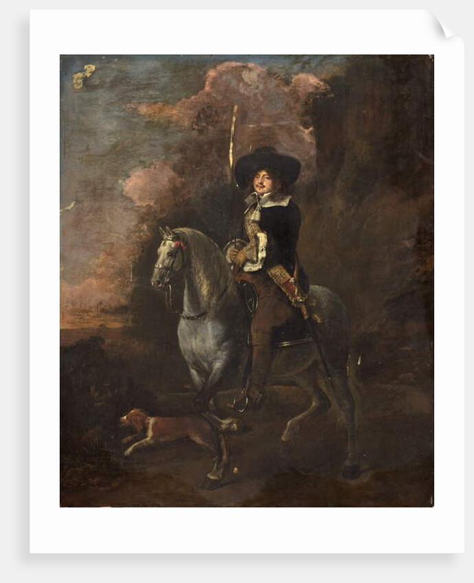Cavalier on a Grey Horse, c.1660 by Abraham Pietersz. van Kalraet