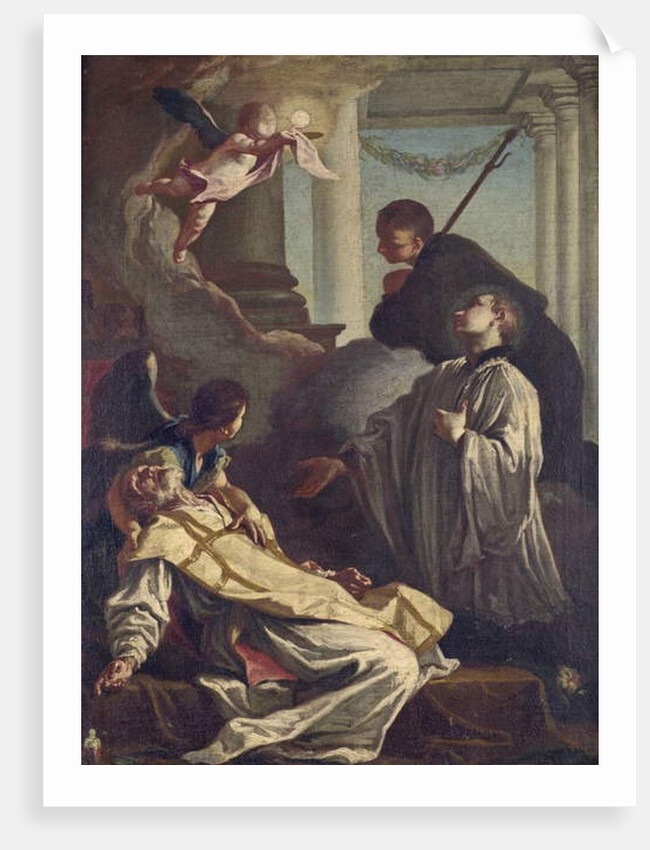 The Death of St Andrew Avellino by Giovanni Battista Piazzetta