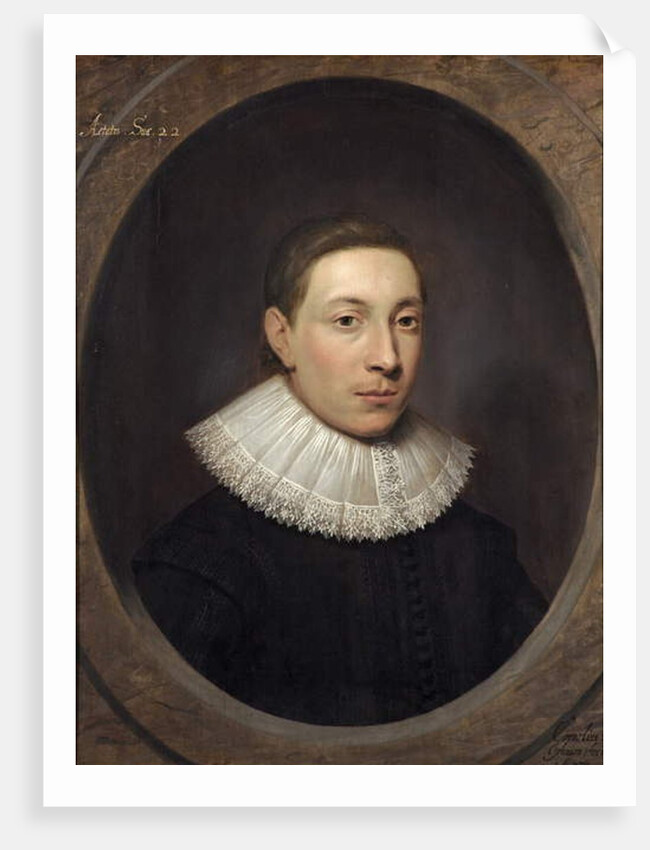 Portrait of a Young Man, 1620 by Cornelius Janssen van Ceulen
