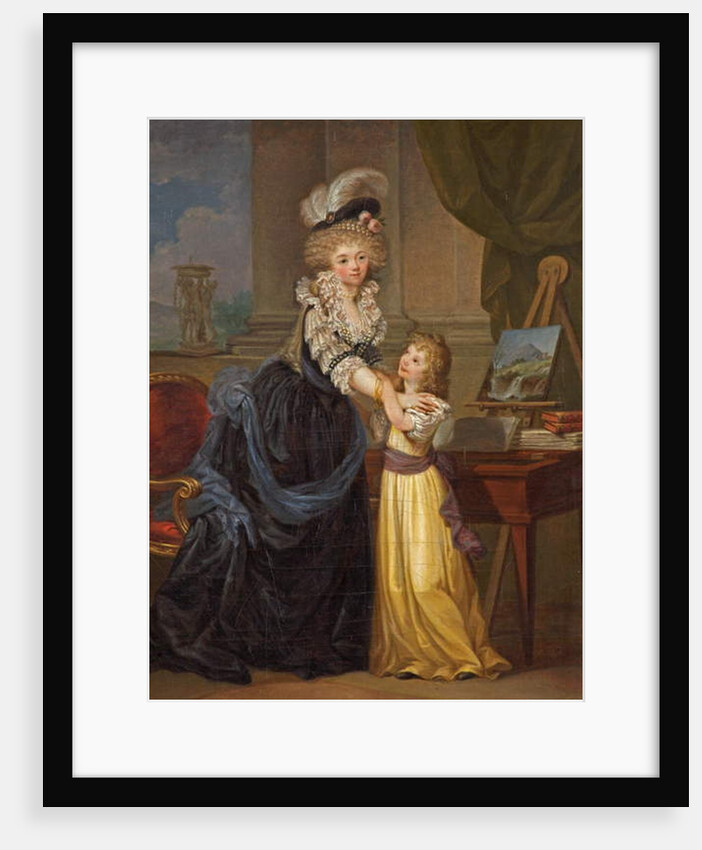 A Young Lady and a Little Girl, c.1785 by Marguerite Gerard