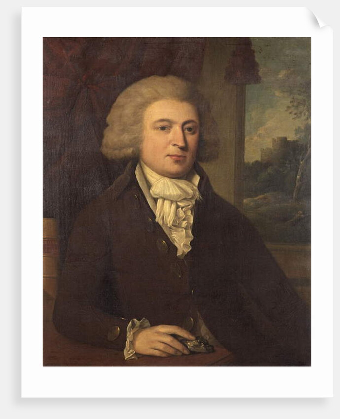 Unknown Gentleman with a Mineral Specimen, c.1790 by English School