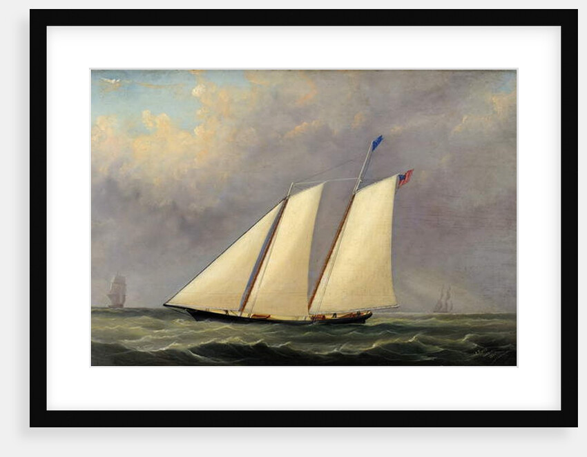 The Yacht 'America', 1851 by Arthur Wellington Fowles