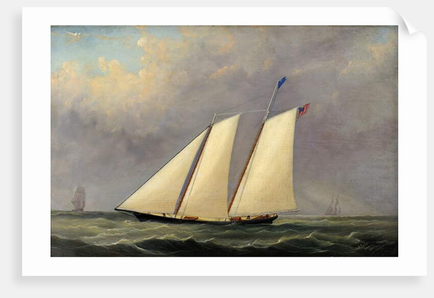 The Yacht 'America', 1851 by Arthur Wellington Fowles
