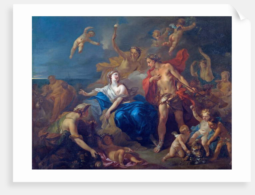 The Marriage of Bacchus and Ariadne by Pierre Jacques Cazes