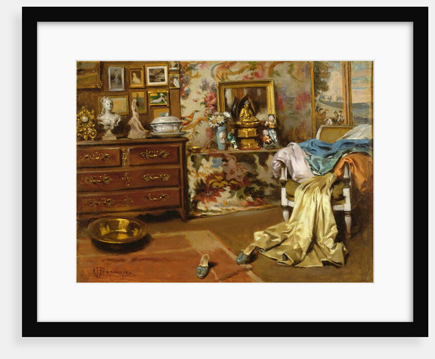The Bedroom by Francois Alexandre Bonnardel