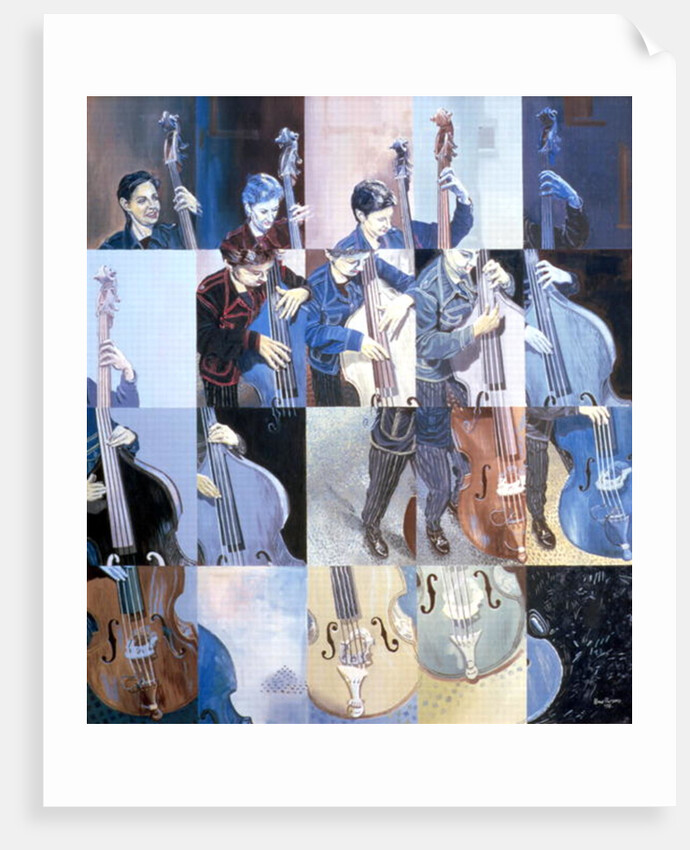 Paula Gardiner, Jazz Bassist, 1998 by Huw S. Parsons