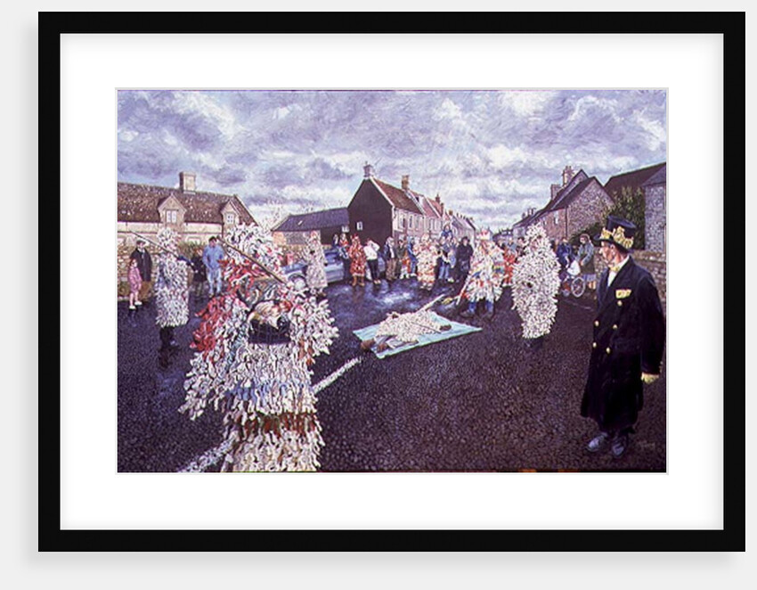 Boxing Day Mummers, Marshfield, 1998 by Huw S. Parsons
