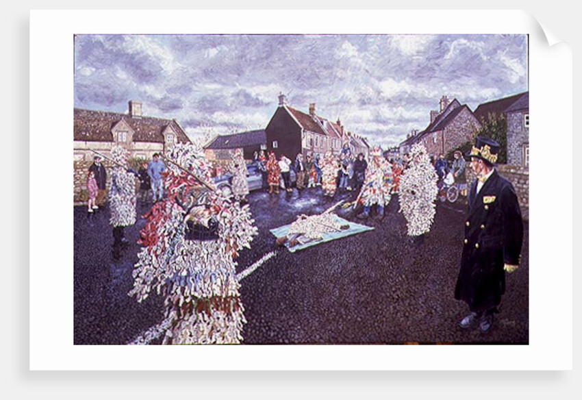 Boxing Day Mummers, Marshfield, 1998 by Huw S. Parsons