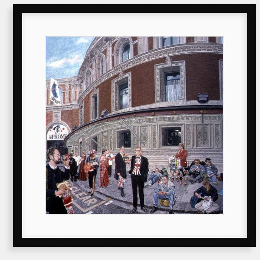 Promenaders at The Last Night, Royal Albert Hall, detail by Huw S. Parsons